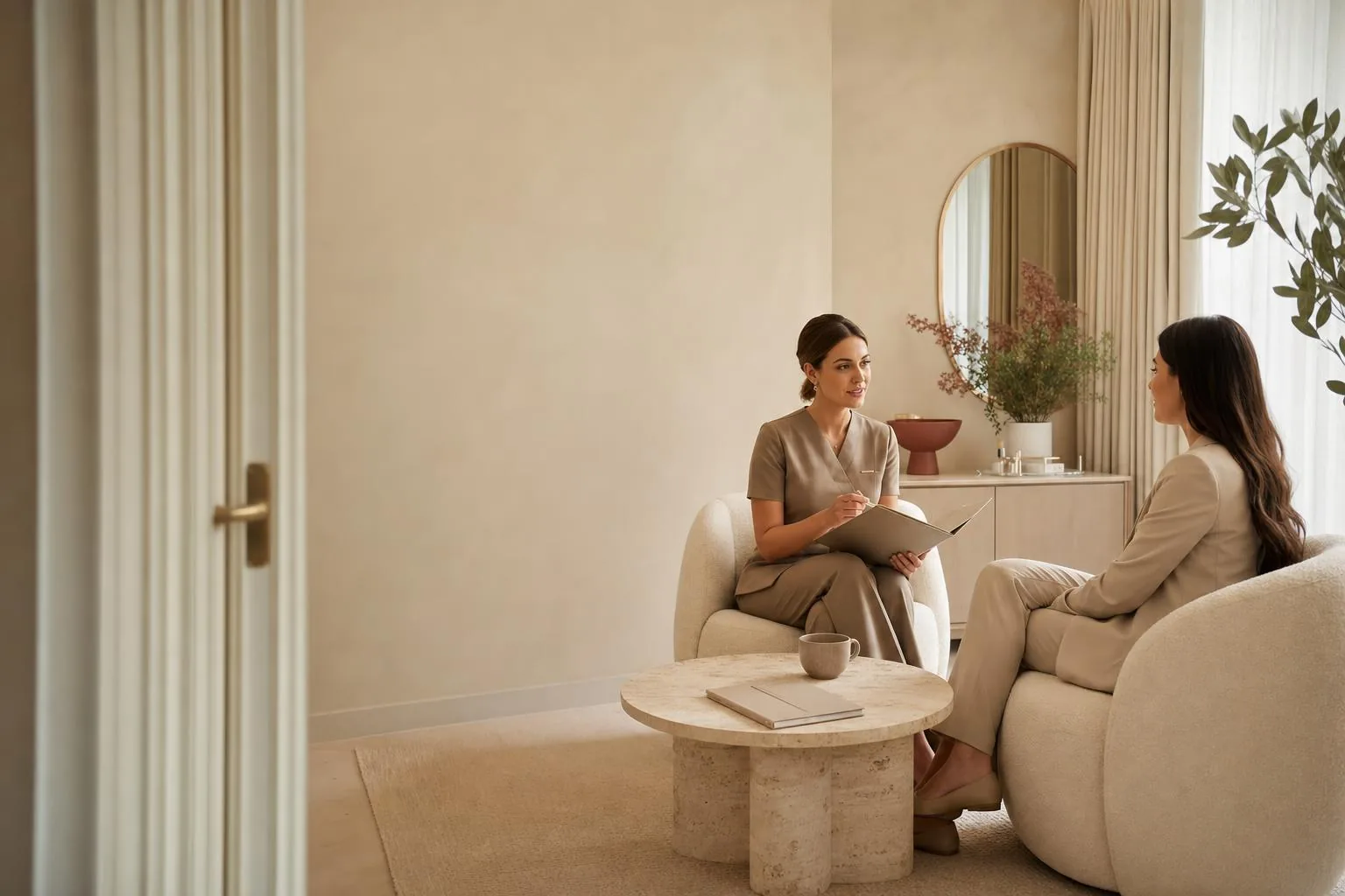 Consultation atmosphere at Aesthetics by Clouds