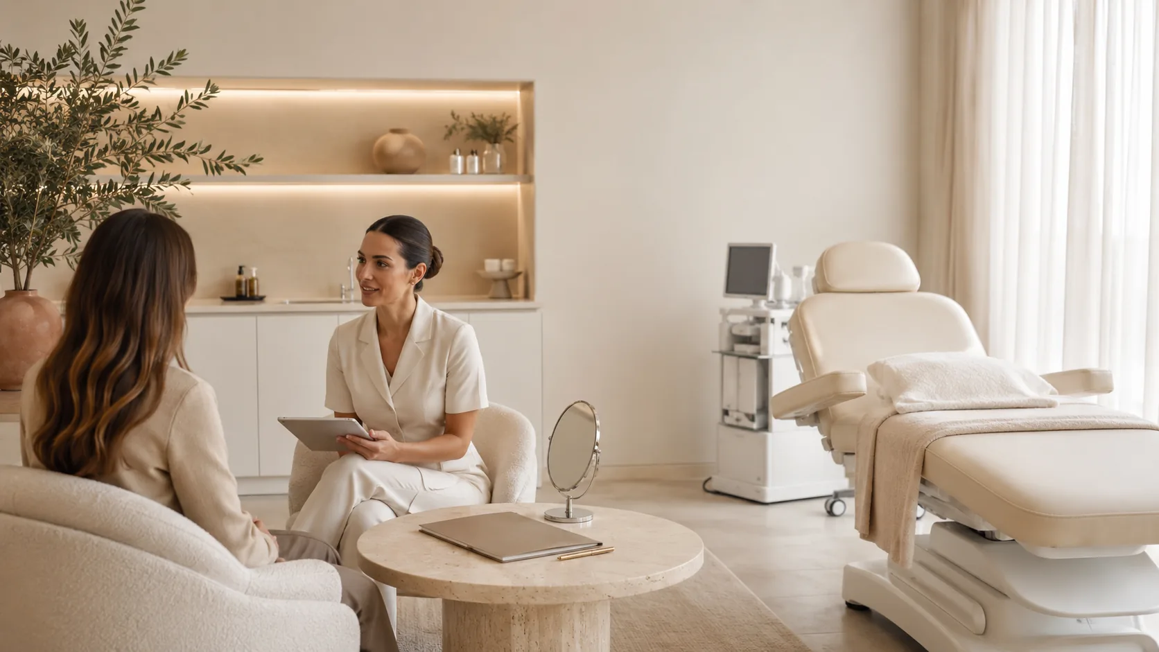 Clinical precision meets warm luxury at our Abingdon clinic