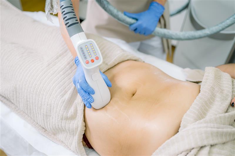 midsection-doctor-examining-patient-hospital